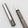 Montblanc Noblesse Slimline Fountain Pen - Gunmetal Steel, Medium Steel Nib (Excellent +, Works Well)