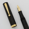 Waterman 52 V Fountain Pen - Black Hard Rubber with GF Trim, Fine Flexible Ideal Nib (Superior, Restored)