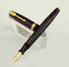 Parker Vacumatic Major Fountain Pen - 1939, Double Jewel, Burgundy Pearl (Excellent, Restored)