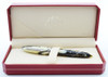 Stipula Model-T Fountain Pen - Pyrite, Palladium Trim, Fine Titanium Nib (Near Mint in Box, Works Well)