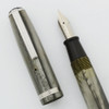 Esterbrook J Fountain Pen - Grey, 9555 Fine Firm Gregg Nib (Excellent, Restored)