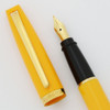 Aurora Style Fountain Pen - Mustard, GP Medium Steel Nib (Superior, Works Well)