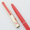 Pilot "5" Pocket Fountain Pen (1970s) - Pink & Pearl, GP Fine Nib (Excellent, Works Well)