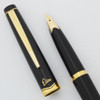 Pilot Full Size Elite Fountain Pen (1987) - Black, 14k Fine Nib (Excellent, Works Well)