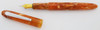 PSPW Prototype Fountain Pen  - "Honey Marble" in Acrylic, Standard Size w Clip, #6 JoWo Nibs