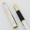 Cross Century II Fountain Pen - "Lustrous Chrome" Finish, Medium (Excellent +, Works Well)