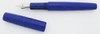 PSPW Prototype Fountain Pen - Blue Notched Ebonite, Standard Size, #6 JoWo Nibs (New)