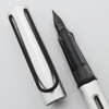 Lamy Al-Star Limited Edition Fountain Pen - Silver, Black Clip, Fine Nib (Mint, Works Well)