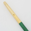 Sheaffer Stylist Mechanical Pencil - Sea Green Barrel with Gold Plated, Lined Design Cap, .9mm (Excellent + , Works Well)