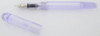 PSPW Prototype Fountain Pen - Transparent Lavender Alumilite, No Clip, Oversize, #6 JoWo Nibs (New)