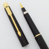 Parker Classic Fountain Pen (1989) - Matte Black w GT, USA, Medium Triangular Nib (New Old Stock, Works Well)
