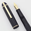 Eversharp Skyline Fountain Pen - Uncommon Wahl Clip & Nib, Dark Blue, Flexible Extra Fine (Excellent, Restored)