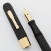 Conklin Crescent 50 (aka S5) Fountain Pen - BCHR w Wide Band, Fine Flexible 14k #5 Nib (Superior, Restored)