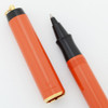 Parker Big Red Revival Ringtop Rollerball Pen - "Red" Orange, Gold plated Trim, Black Ends (Excellent +, Works Well)