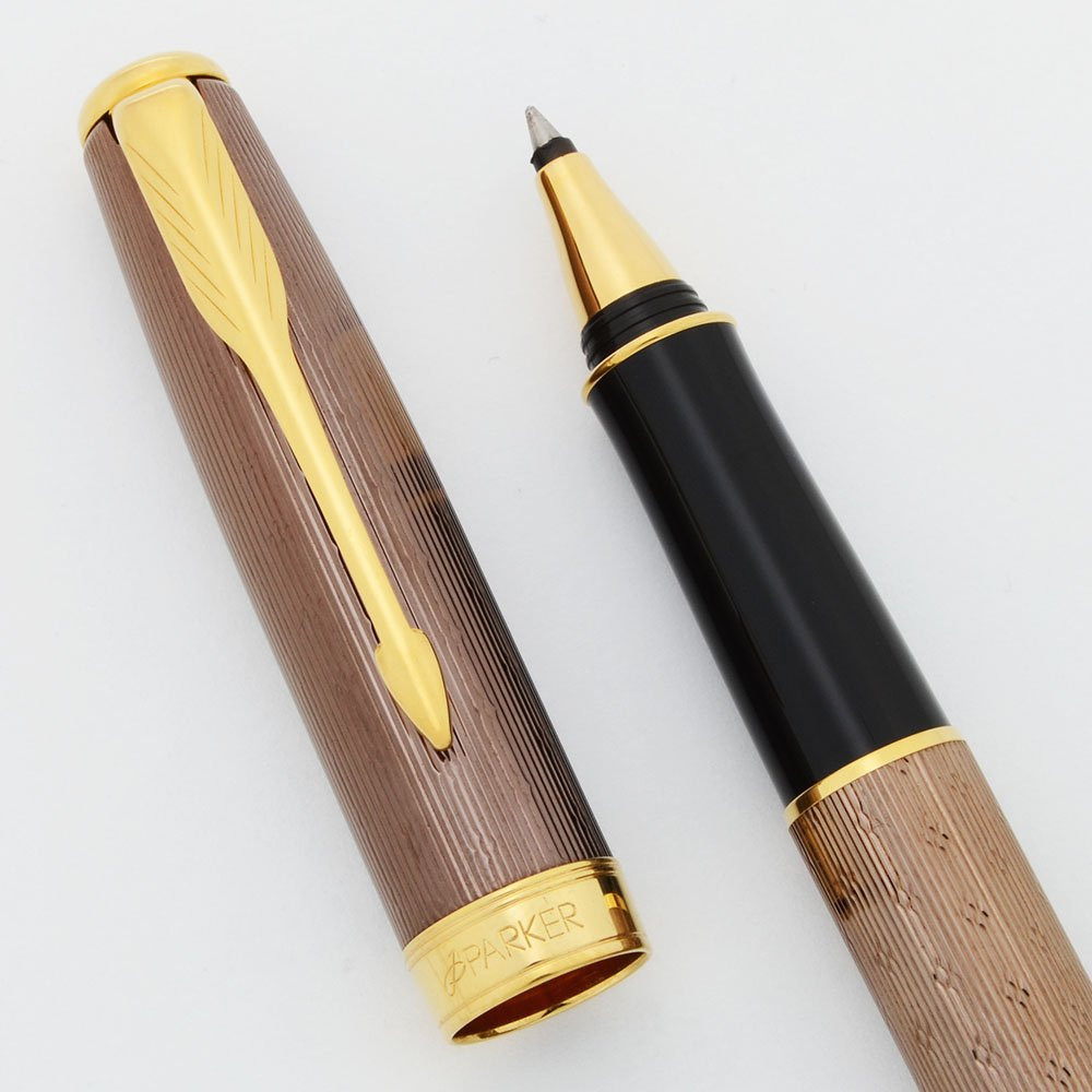 Parker SONNET Rollerball Pen (2008) - Premier Chiseled Chocolate