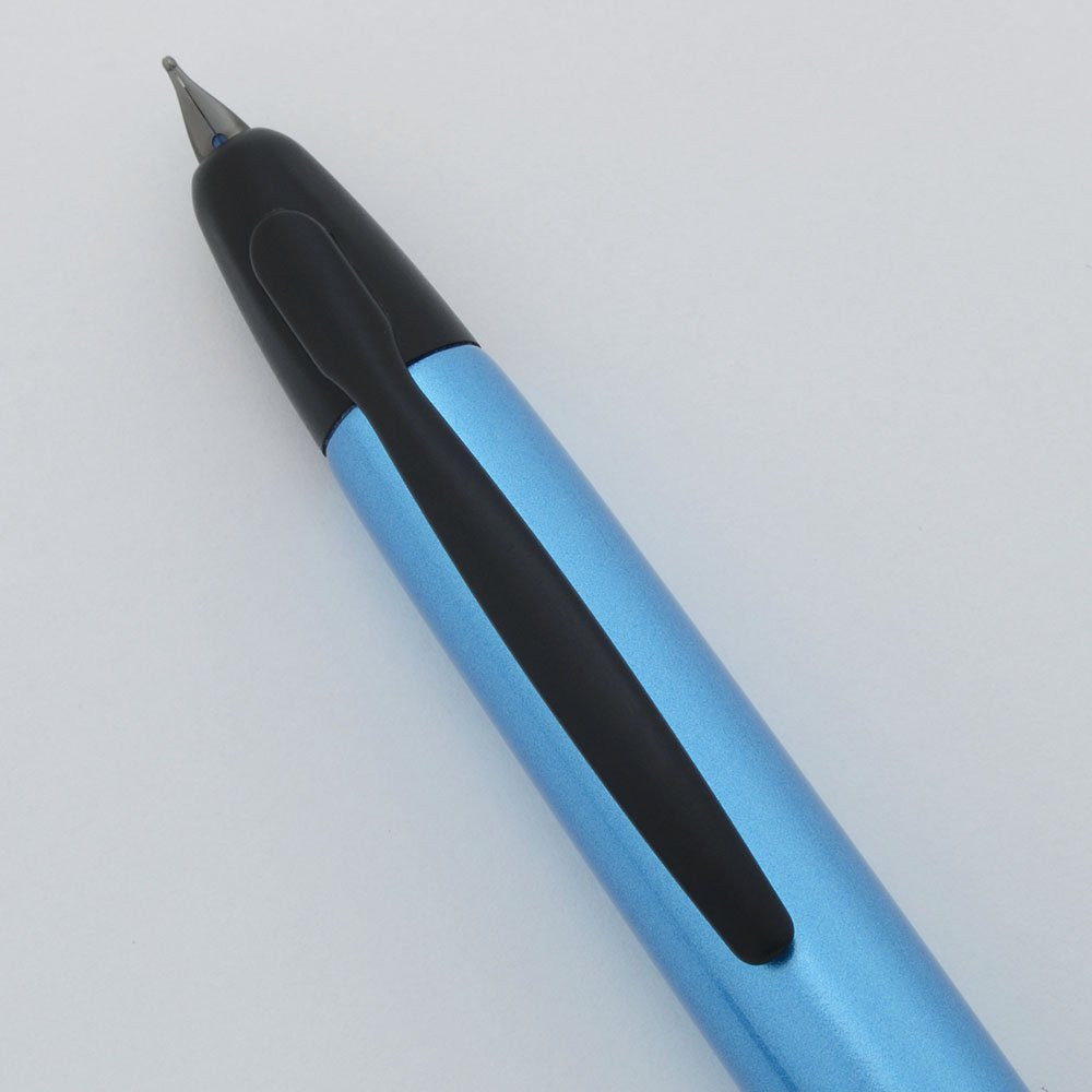 Pilot (Namiki) Vanishing Point Metallic Blue w Black Trim