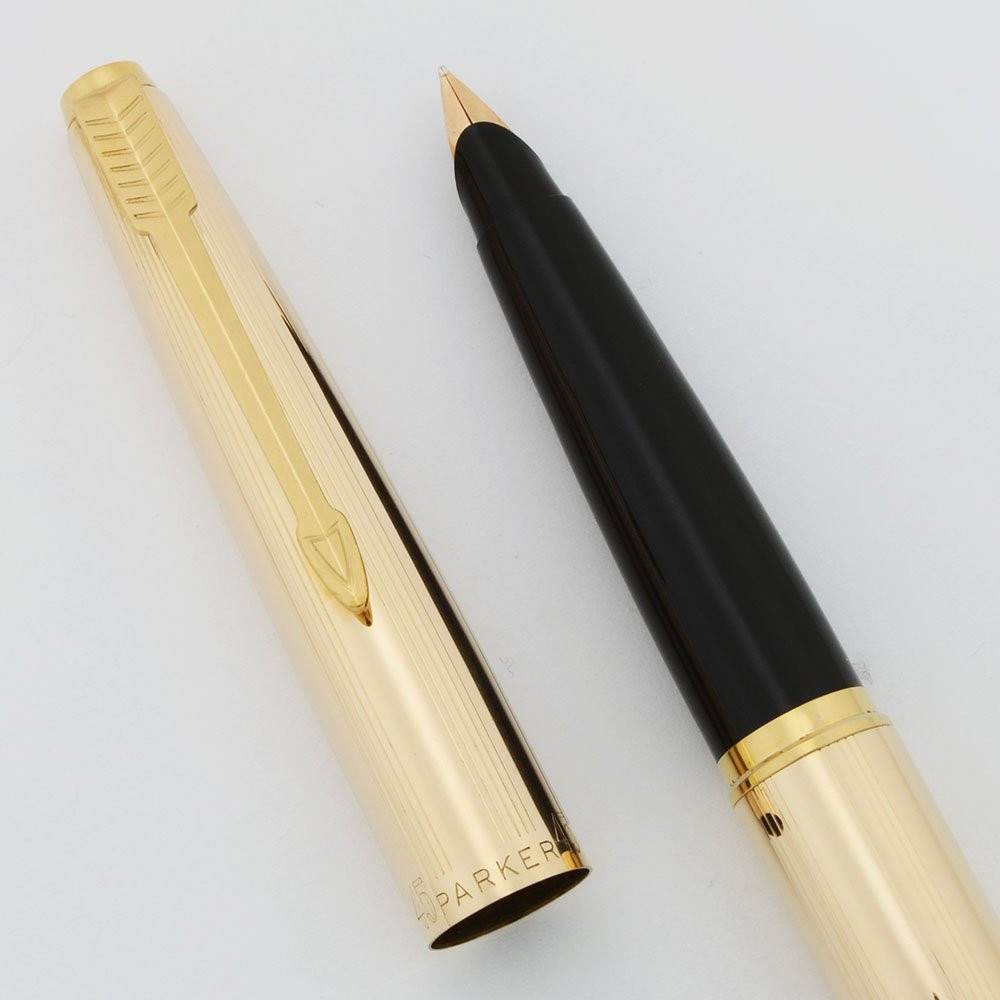 Parker 45 Fountain Pen -1/10 12k Gold Filled Insignia, USA, Medium