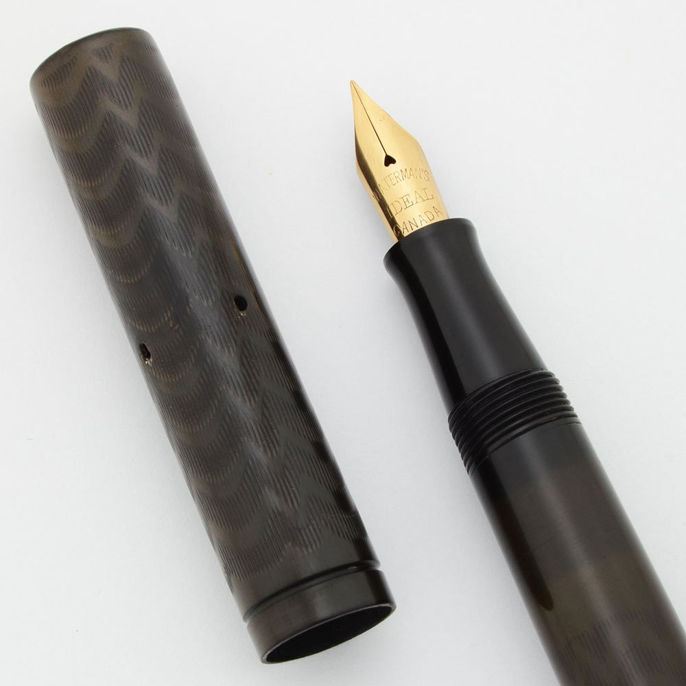 Waterman No.52 万年筆 Waterman 52 Fountain Pen (Canada) - BCHR, Nickel Trim, Flexible