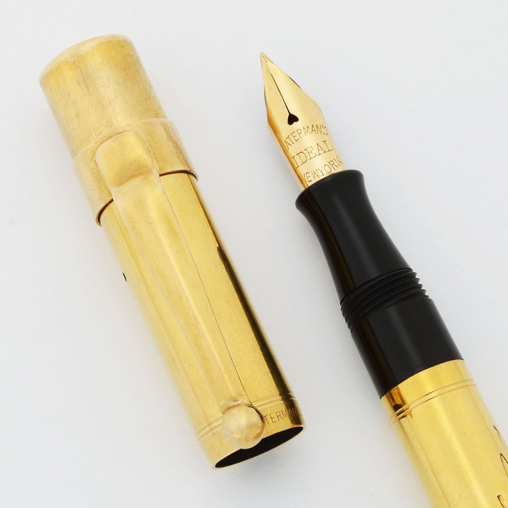 Waterman 0572 1/2 V Fountain Pen - Eyedropper, Engraved Gold