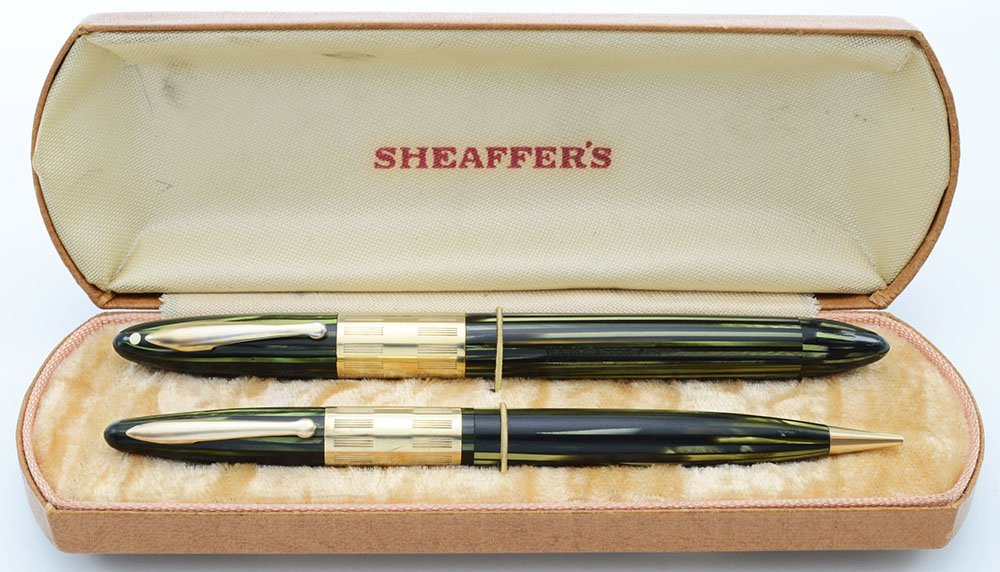 Sheaffer Triumph Wartime Lifetime Fountain Pen Set - Vac-Fil
