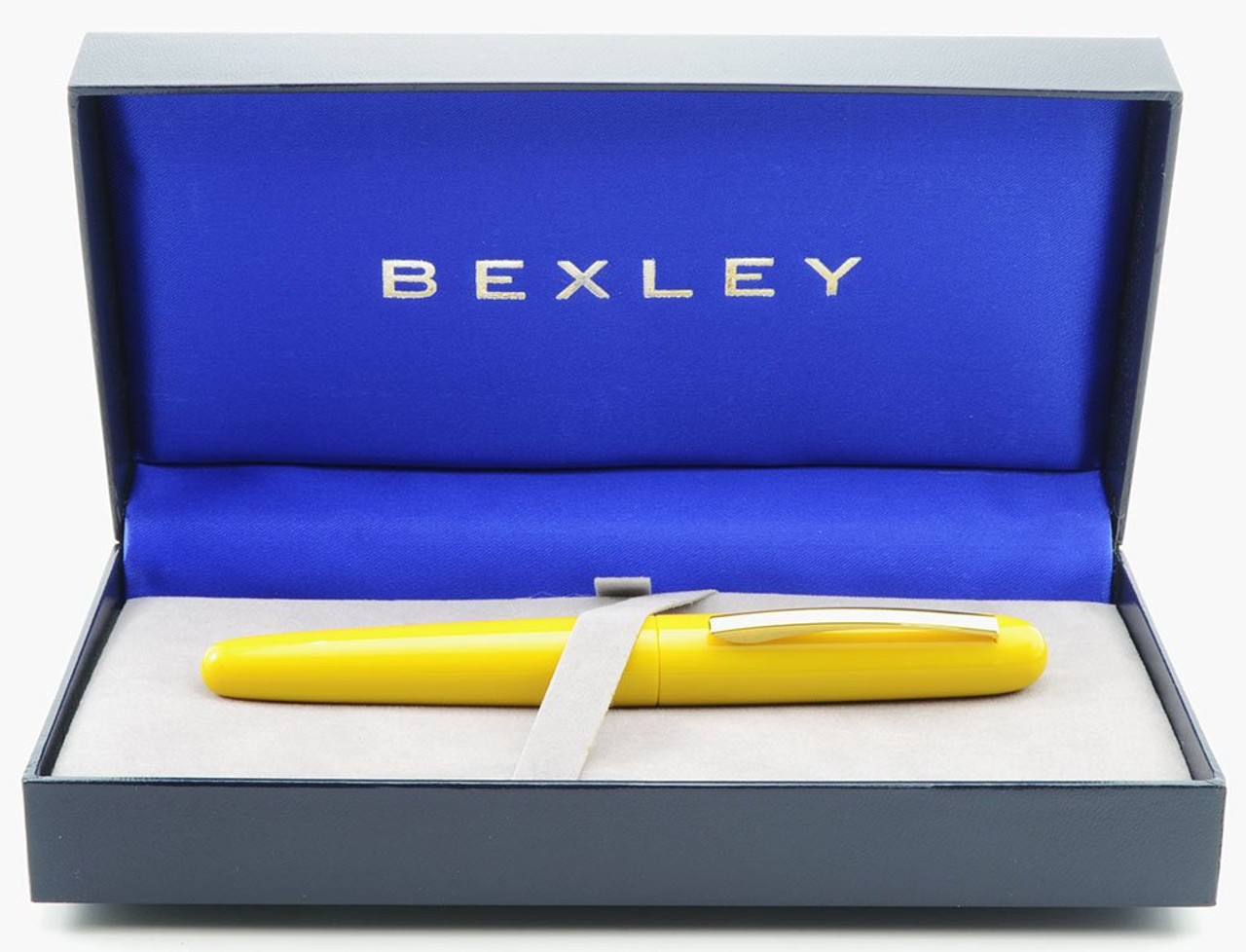 Bexley Imperial International Fountain Pen - Yellow, Medium Iridium Point Two-Tone Nib (New in Box, Works Well)