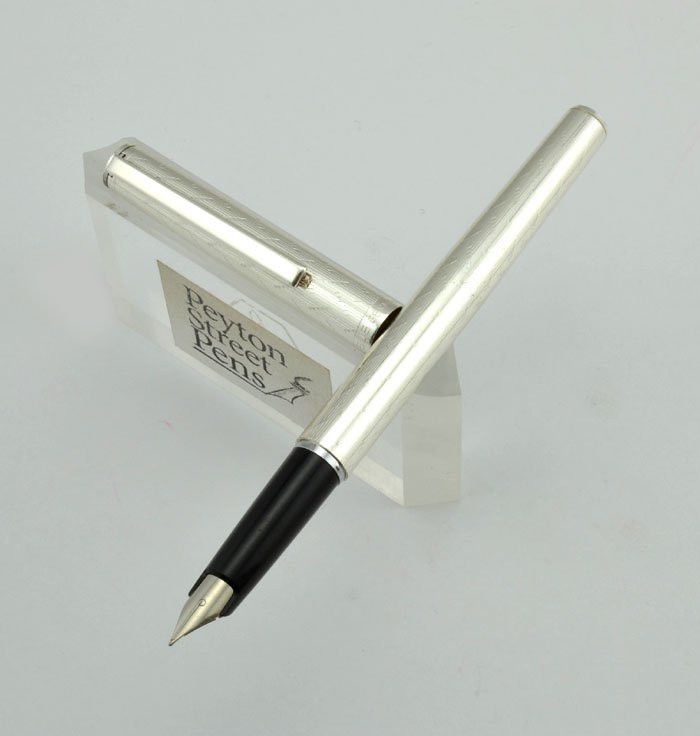 USUS Fountain Pen - Silver Colored Metal, German (New Old Stock