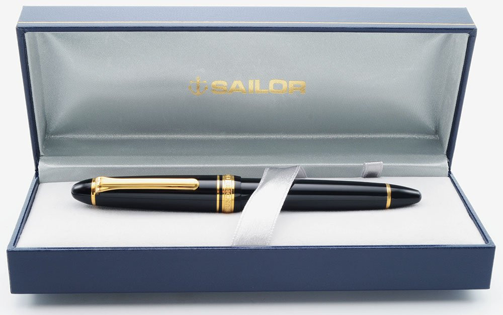 Sailor 1911 Fountain Pen - Standard Size, Black, 14k H-EF Nib
