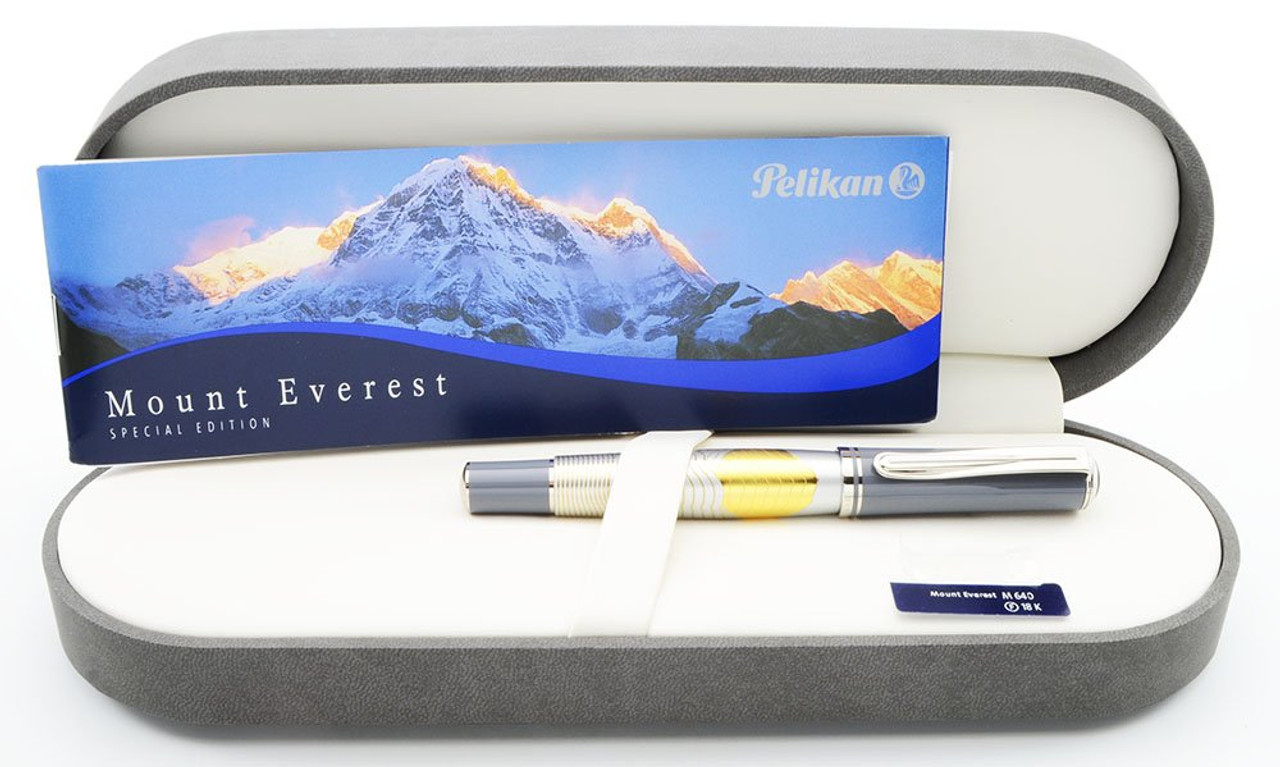 Pelikan Beauty of Nature Series Special Edition M640 Fountain Pen - Mount  Everest, 18k Fine Nib (Near Mint in Box, Works Well)