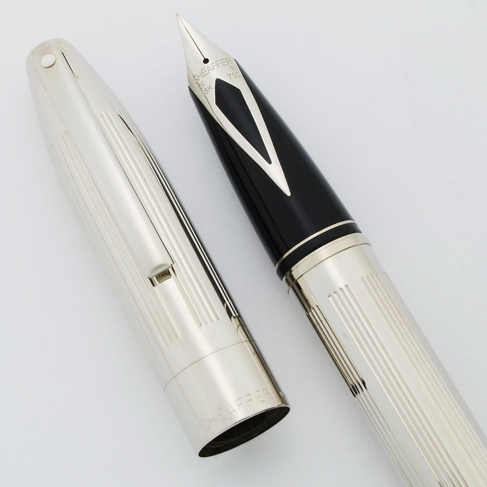Sheaffer Legacy Heritage Fountain Pen - Deep Cut Palladium, Extra