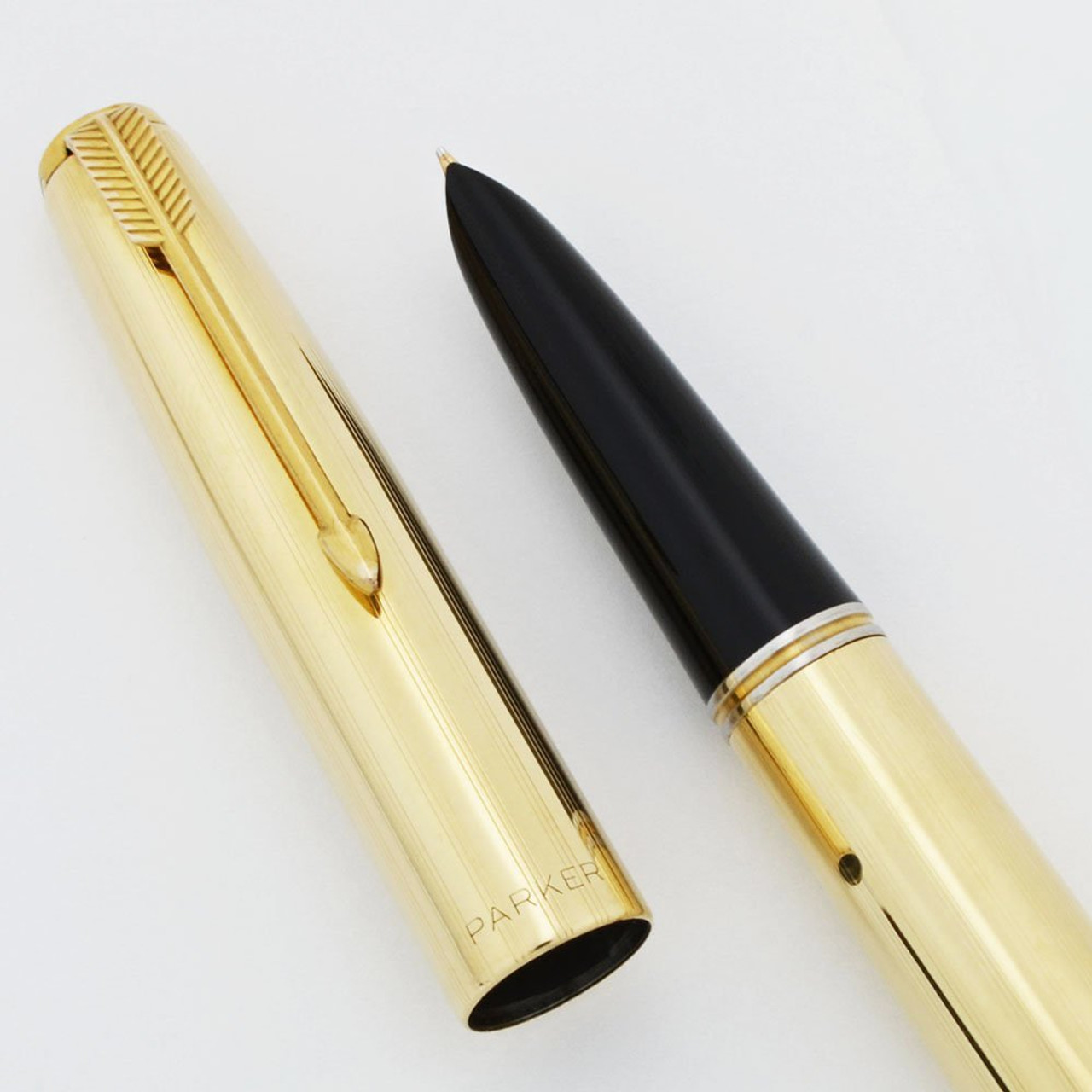 Parker 51 Signet Aerometric - Gold Filled, Medium (Very Nice, Works Well)