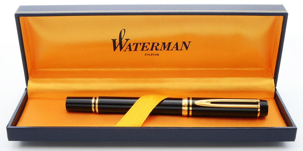 Waterman Le Man 100 Fountain Pen - Black, Medium 18k Nib