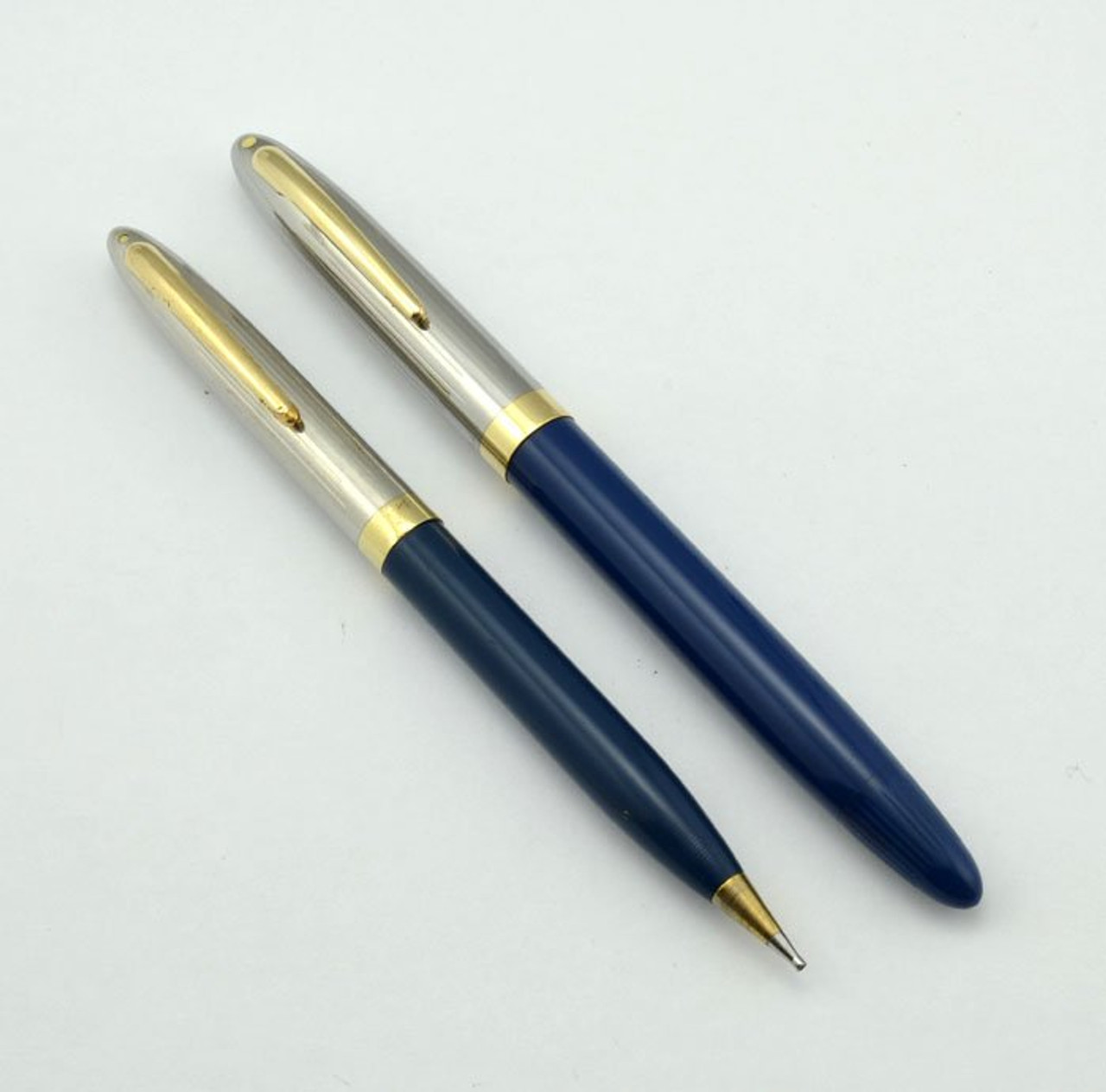 Sheaffer Sentinel TM Fountain Pen Set 1950 - Persian Blue, Extra Fine (Excellent, Restored)