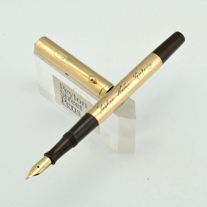 Waterman 0512 1/2 PSF Fountain Pen - Smooth Gold Filled Overlay