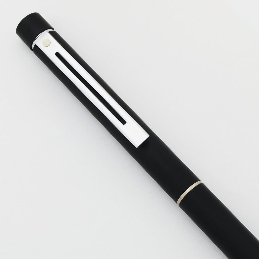 Sheaffer TARGA 1002 Ballpoint Pen (1980s, Early Version) - Black
