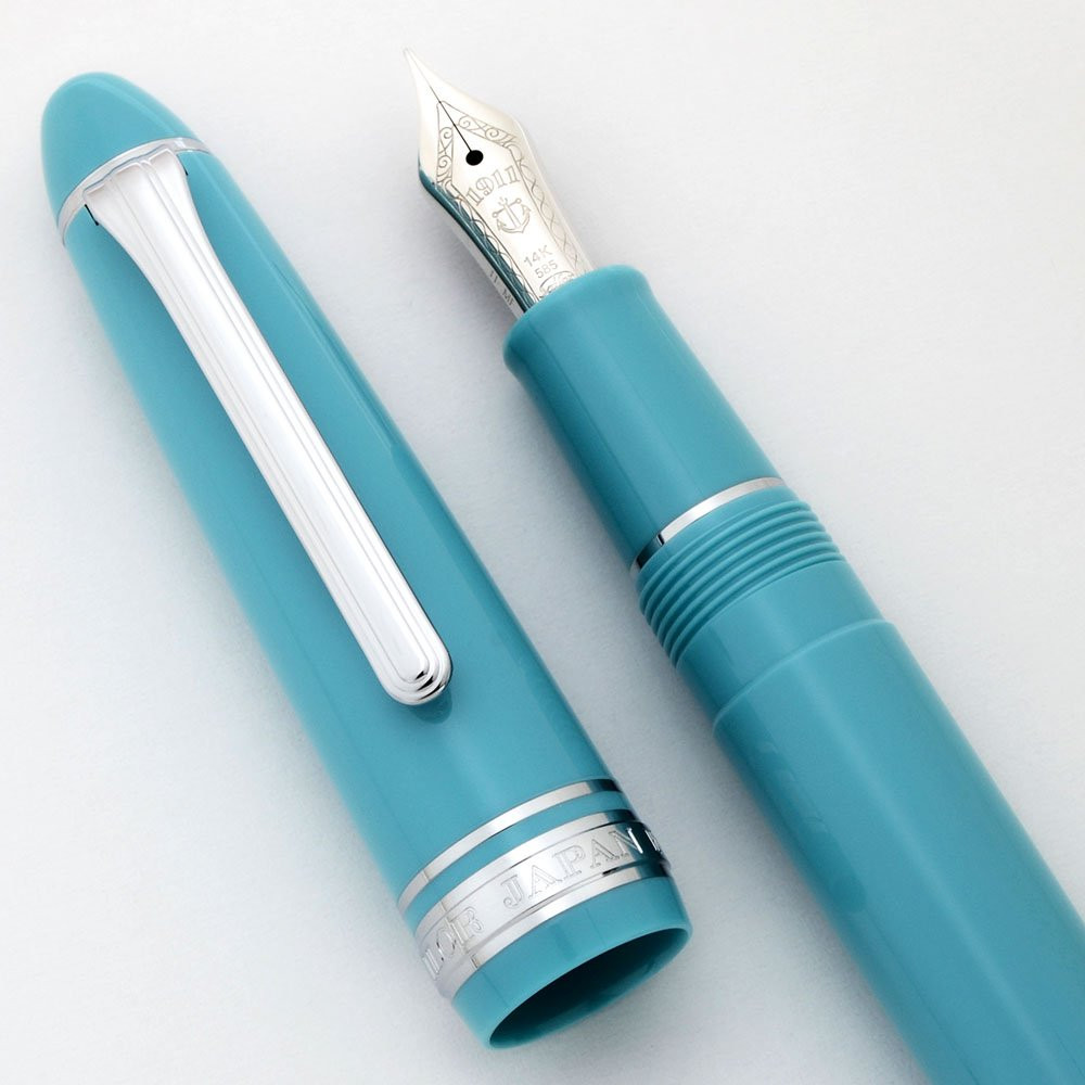 Sailor 1911S Fresca Fountain Pen - Pale Blue (Fresca), Rhodium