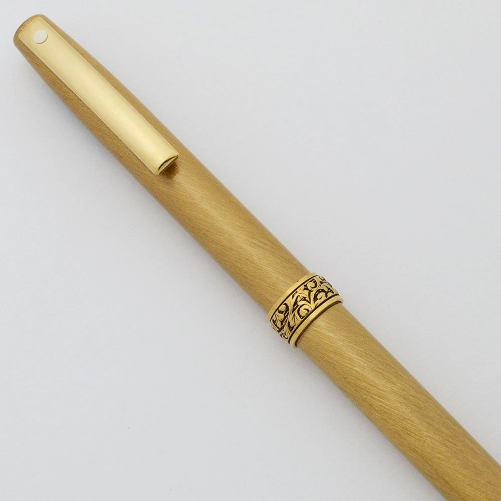 Lady Sheaffer 630 Mechanical Pencil (1970s) - Gold w Ornate Band