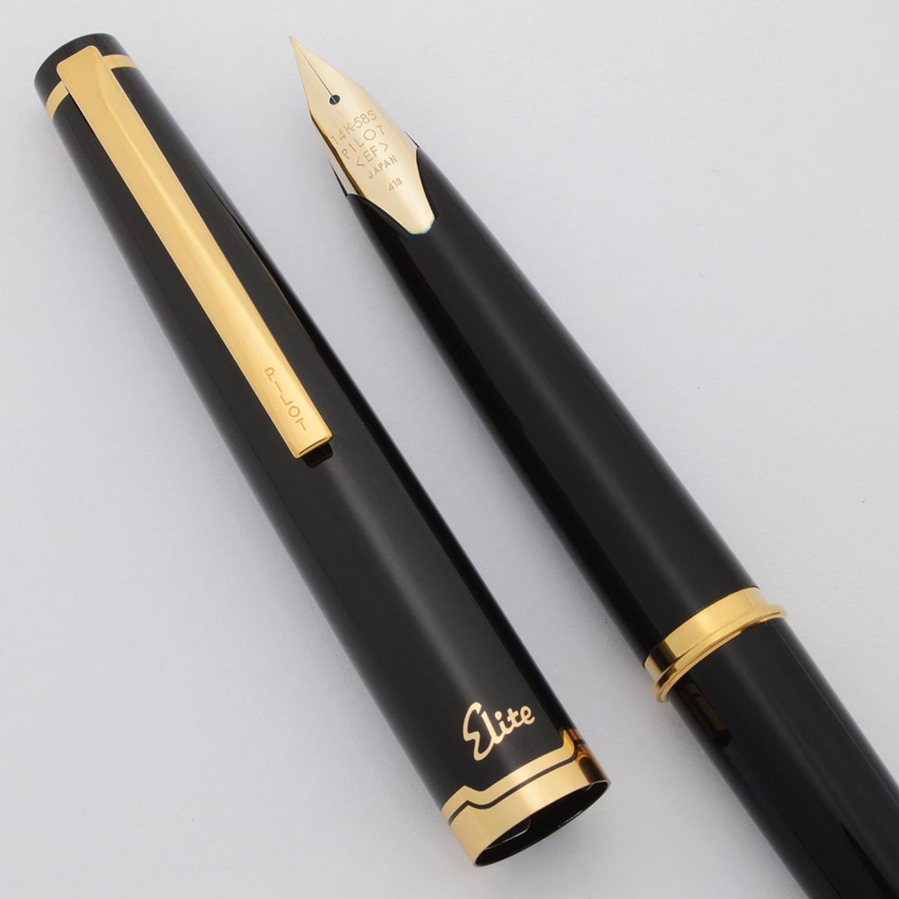 PILOT ELITE 14k GOLD e964H 万年筆 黒 PILOT ELITE 14k GOLD e964H 万年筆 黒