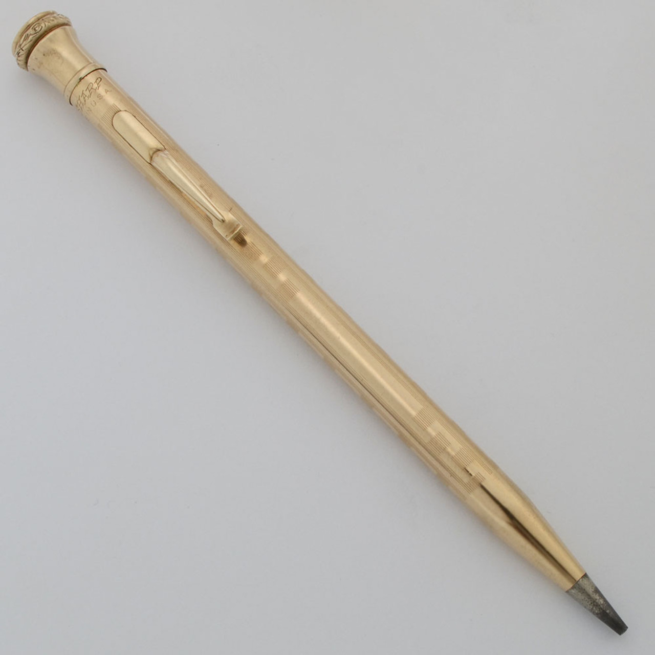 Wahl Eversharp Mechanical Pencil - Full Size, Gold Filled Checked