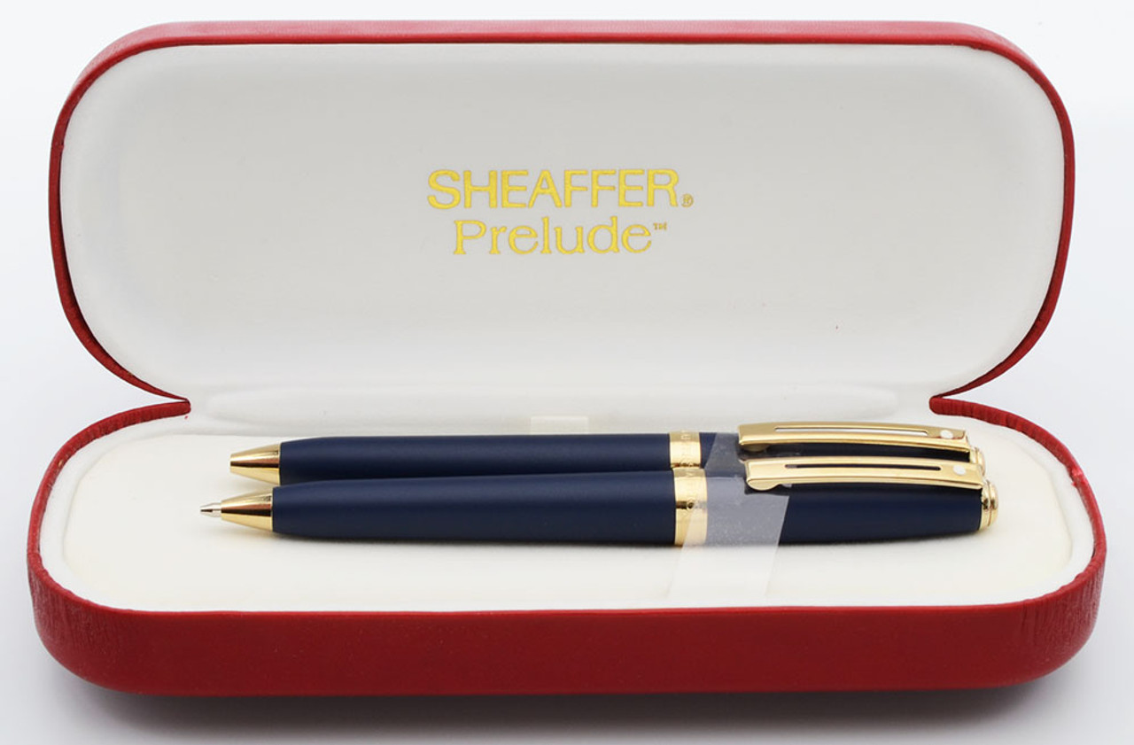 Sheaffer Prelude 347 Ballpoint and Pencil Set - Matte Navy Blue