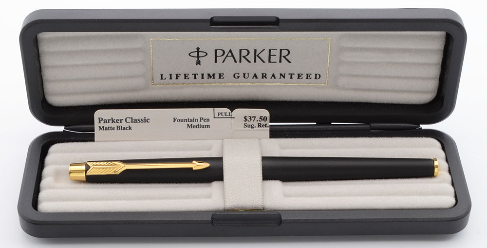 Parker International Classic Fountain Pen (1988) - Matte Black