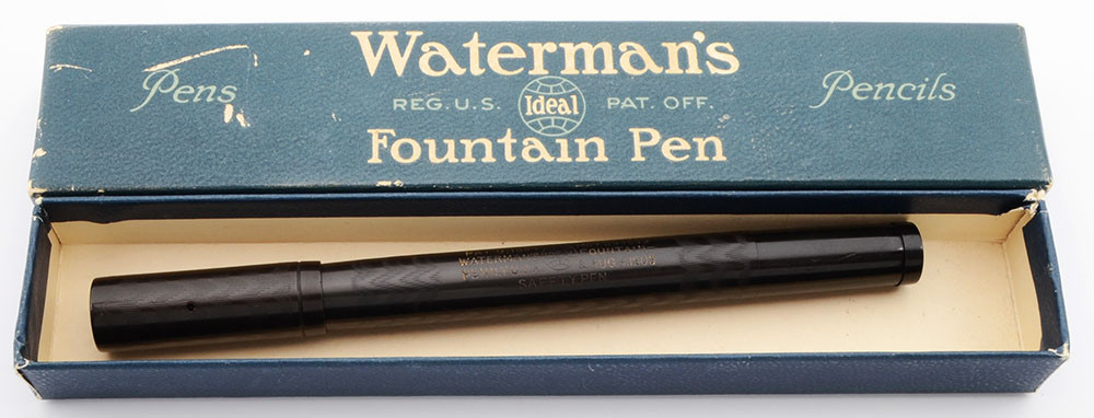 Waterman 12 1/2 Safety Pen - BCHR, Extra Fine Full Flex Nib
