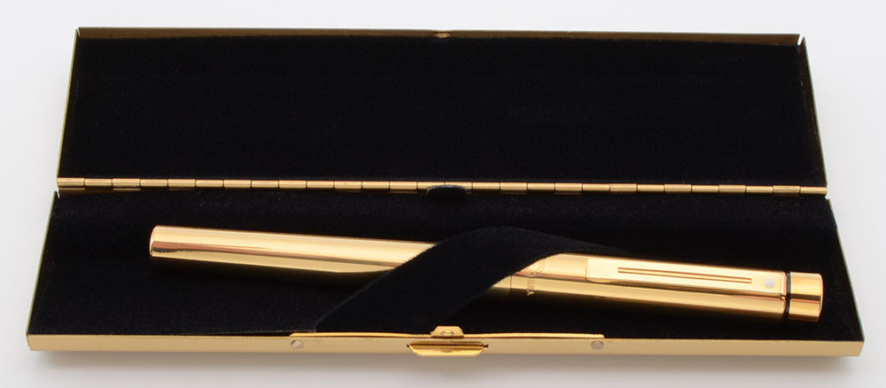 SHEAFFER Targa 1020 14K万年筆/ボールペン セット Sheaffer Targa 1020 Fountain Pen (1980s/90s) - Imperial Brass