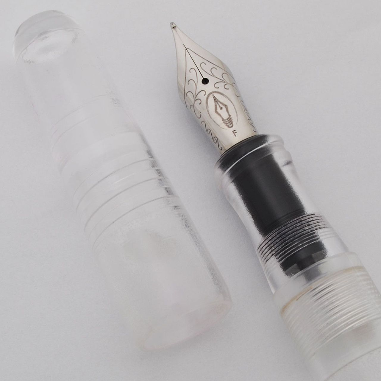 Franklin-Christoph Pocket 66 Fountain Pen - Italian Ice, Fine Steel Nib (Near Mint, Works Well)