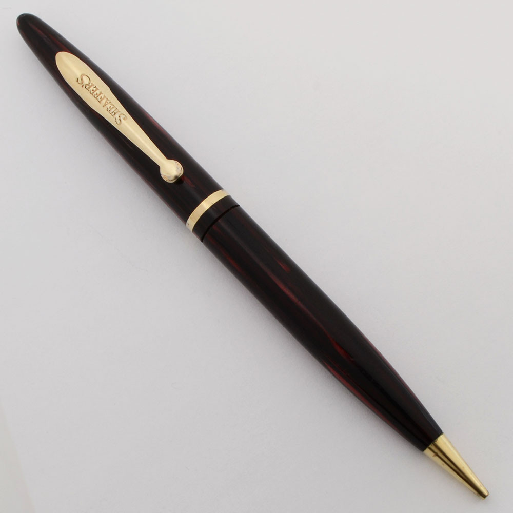 Sheaffer Balance #250 Mechanical Pencil (1940s) - Carmine, Gold