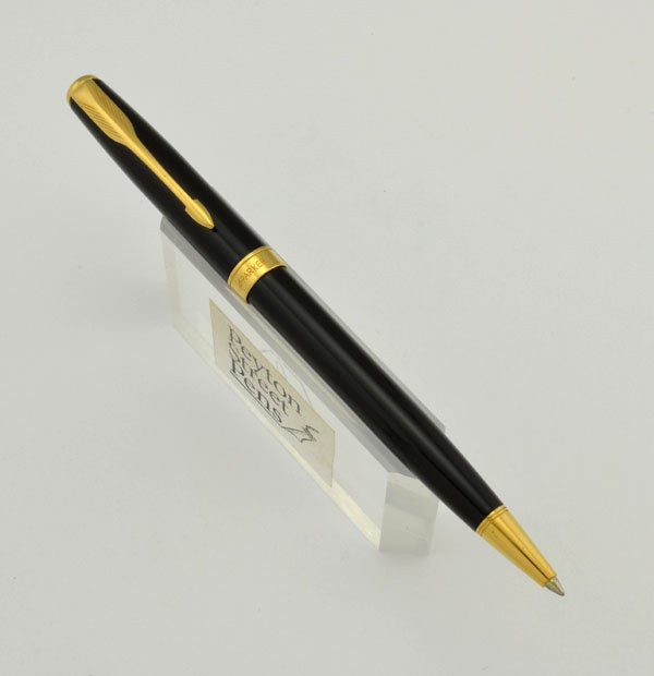 Parker Sonnet Ballpoint Pen - 2003 Version, Black Laque with Gold