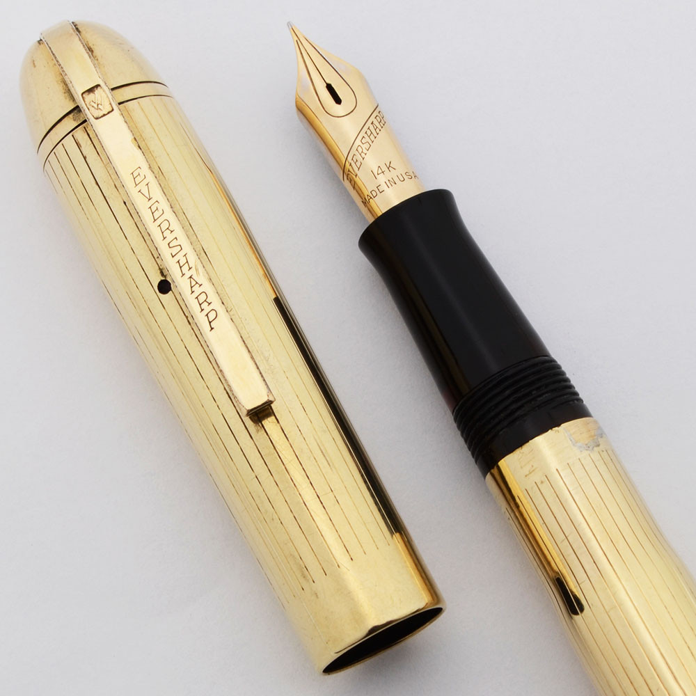 Eversharp Gold Award Skyline Fountain Pen (1940s) - Uncommon Gold