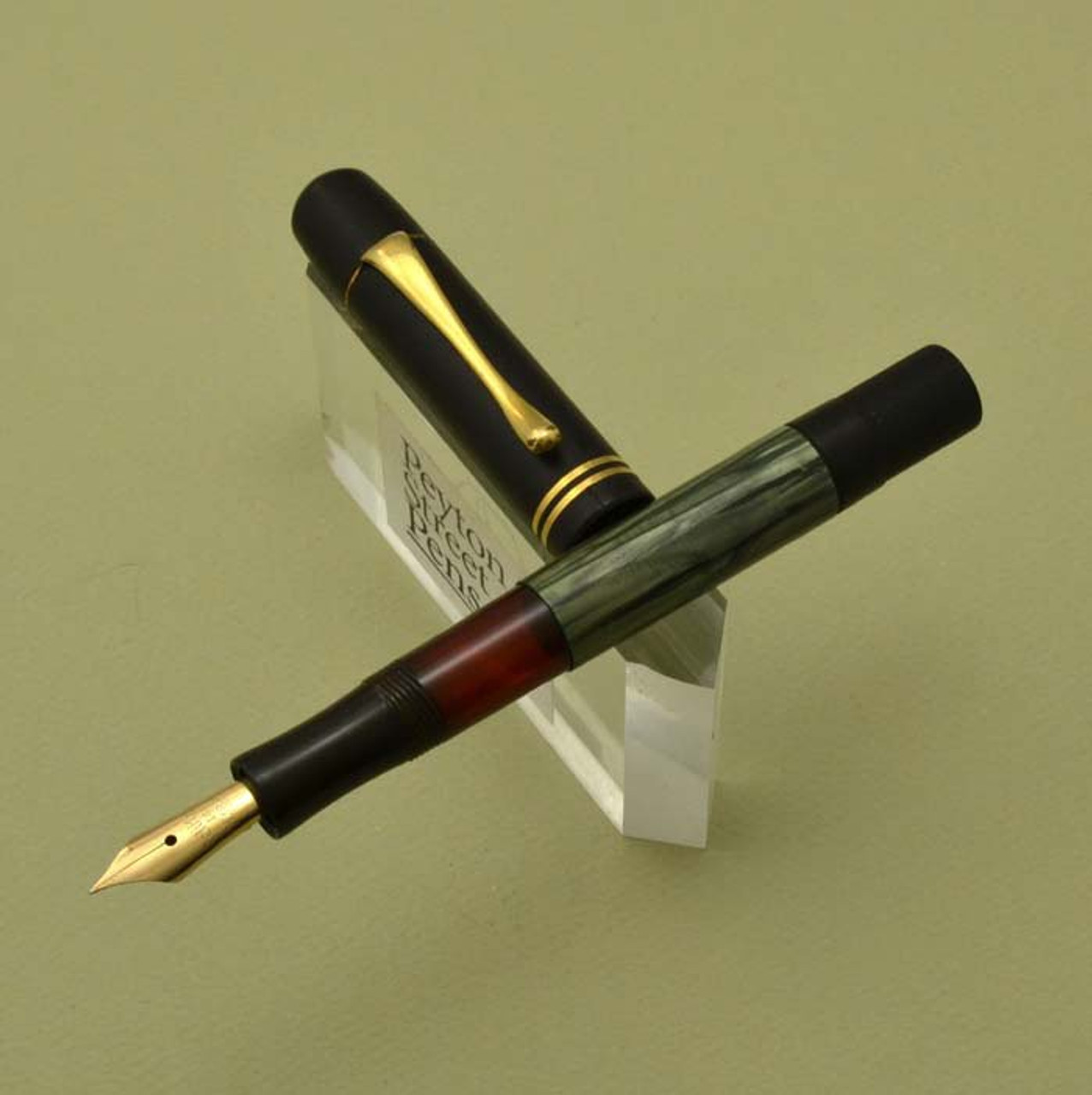 hoofdkussen Vaderlijk Midden Pelikan 100 Fountain Pen - Early '30s, 14k Fine Flexible Nib (Very Nice) -  Peyton Street Pens