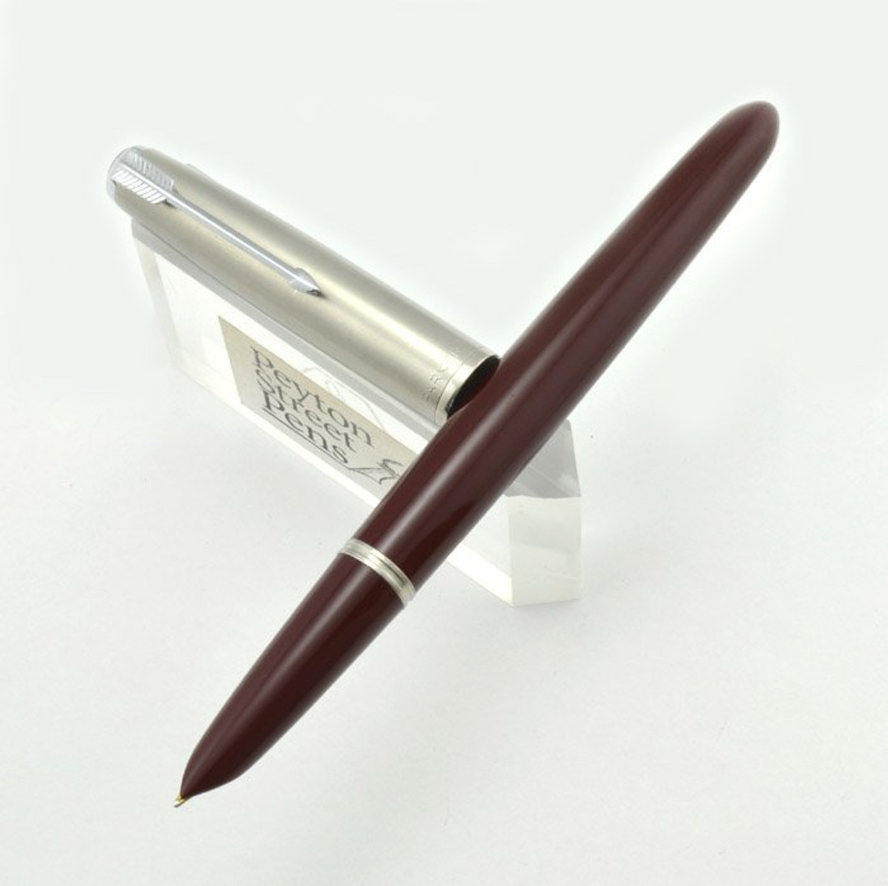 Parker 51 Aerometric Fountain Pen - English Mark I, Burgundy, Medium (Superior)