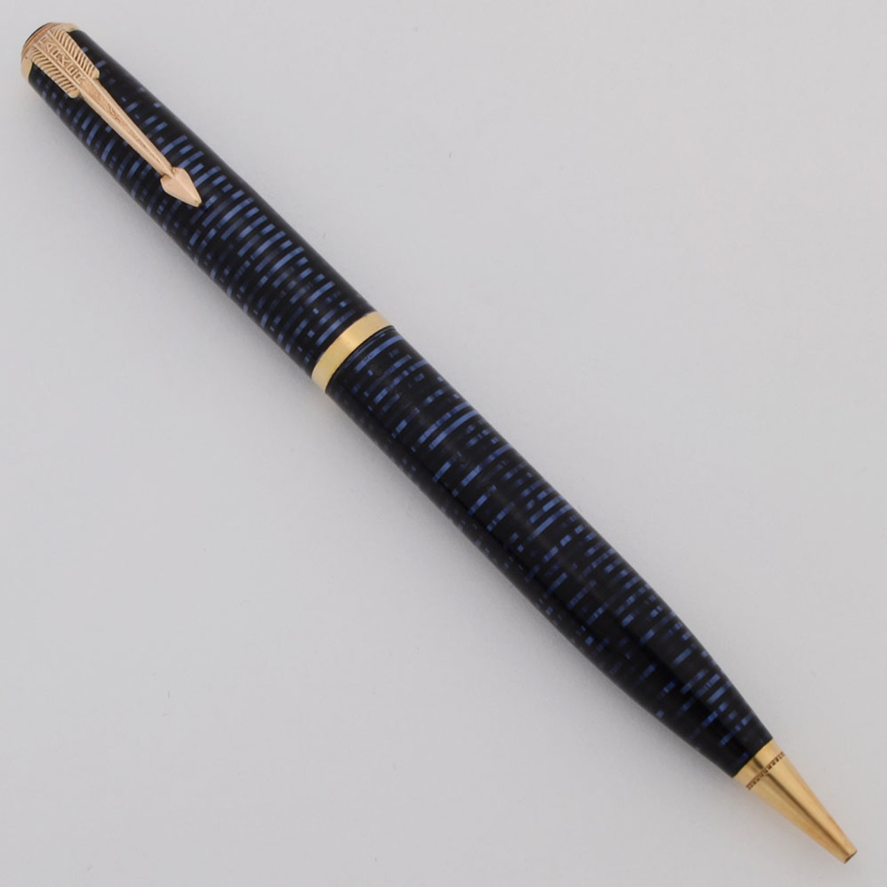 Parker Vacumatic Sub-Deb Mechanical Pencil (1940s) -  Azure Pearl, .9mm Lead (Excellent+, Works Well)