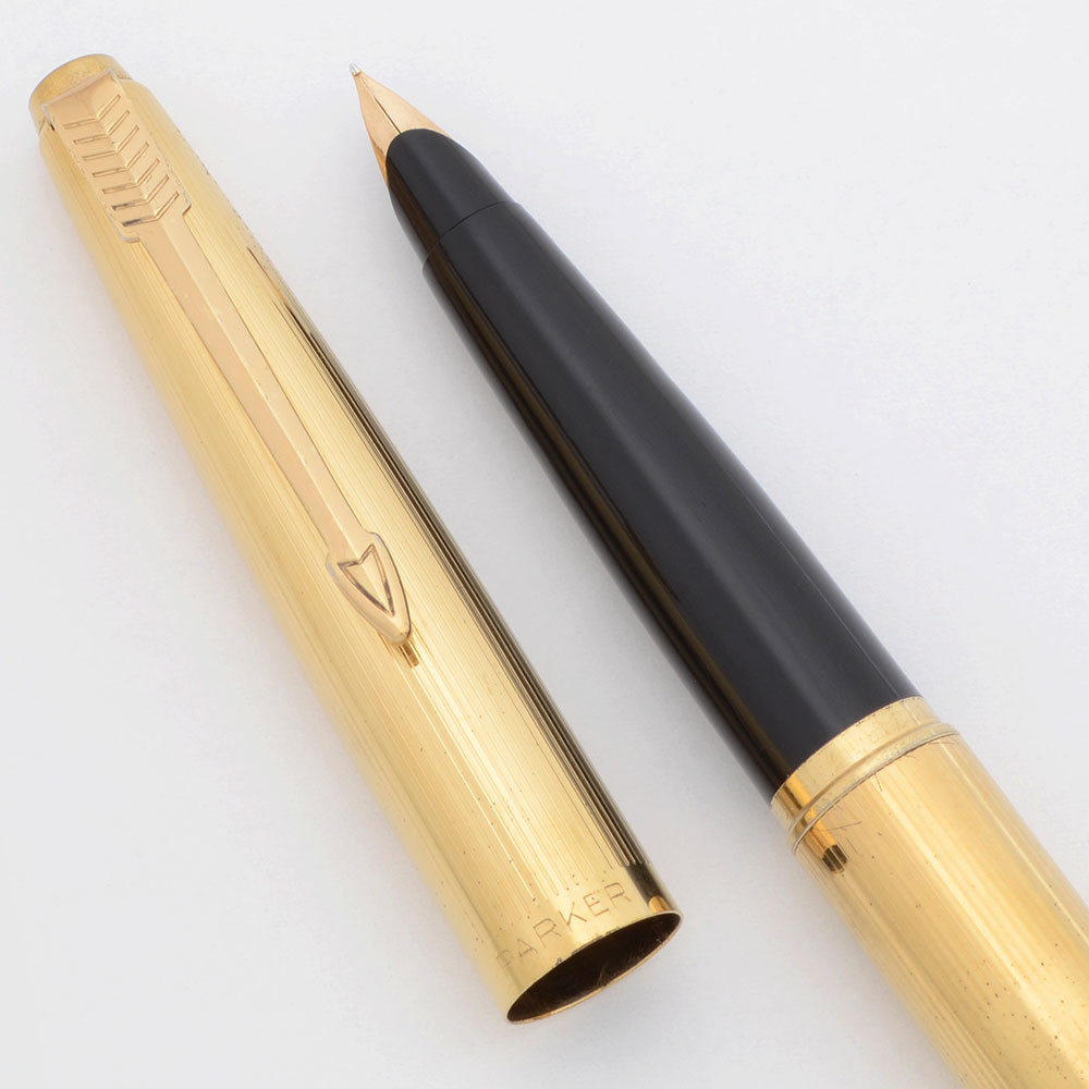 Parker 45 Fountain Pen (1960s) - Gold Filled "Insignia", Medium 14k Nib ...